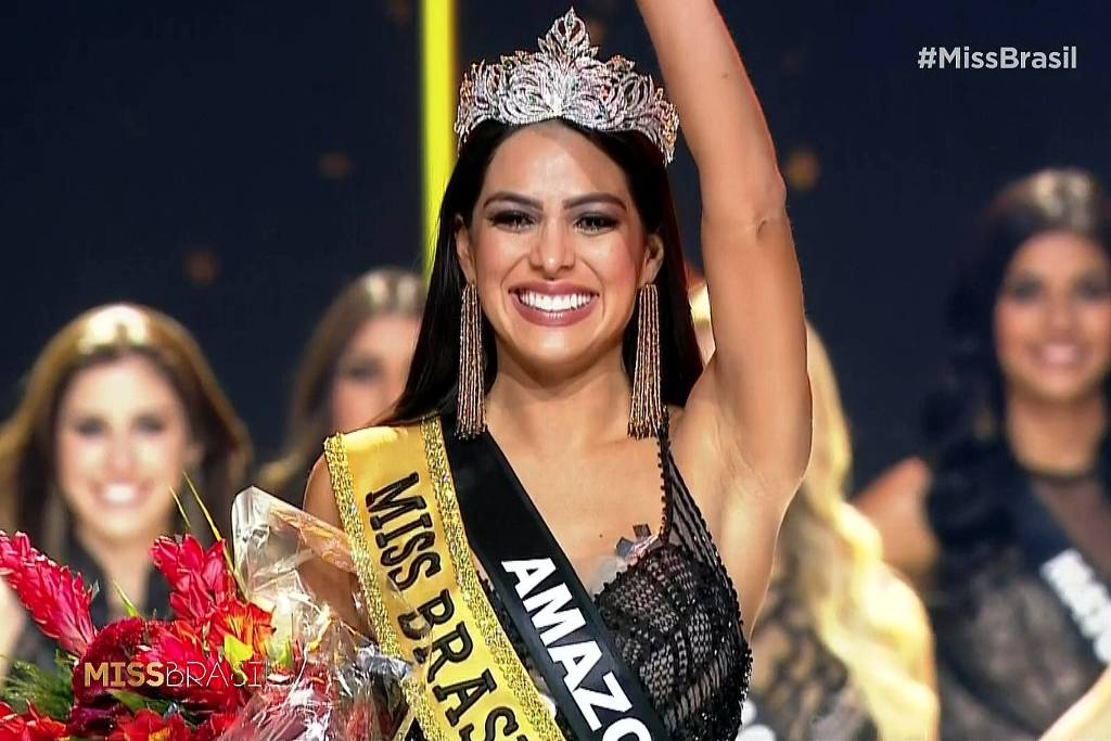 Amazonense Mayra Dias é coroada Miss Brasil 2018