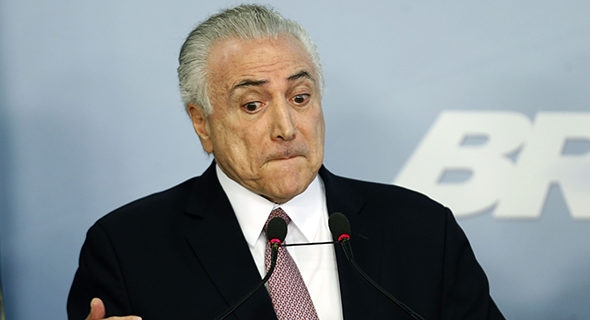Em carta aberta, sete governadores culpam Temer pela crise geral no Brasil