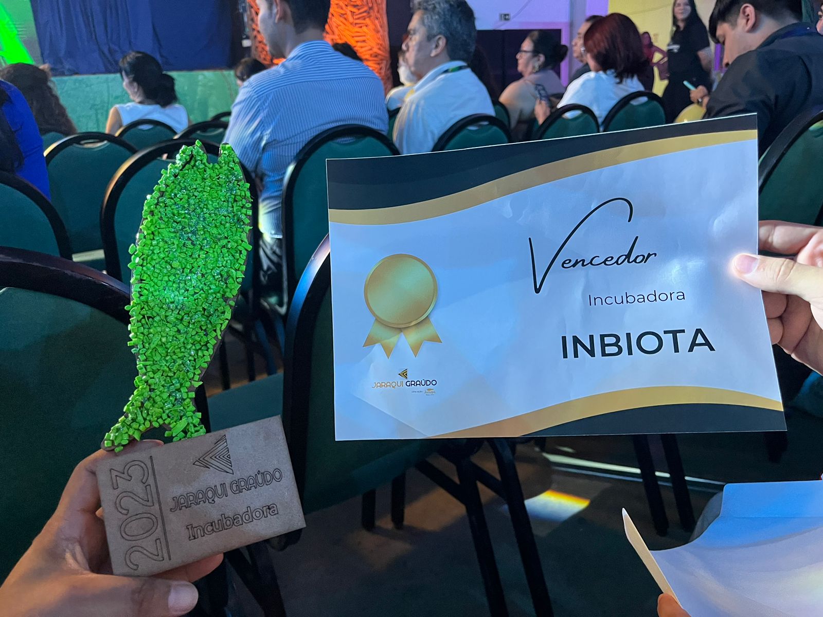 Incubadora de startups da Nilton Lins vence prêmio Jaraqui Graúdo 2023